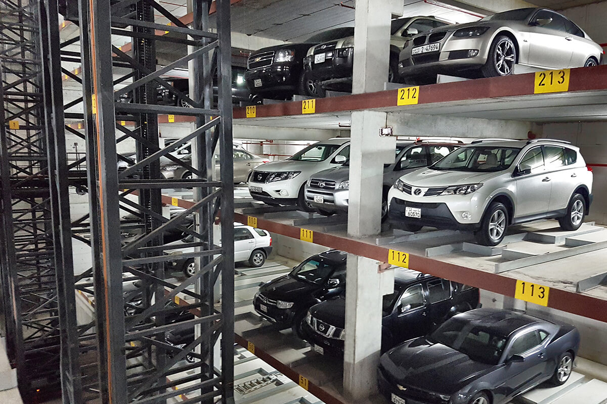 Parcheggi automatici per hotel, uffici e centri commerciali